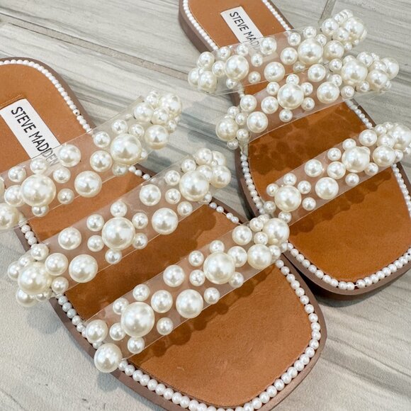 Steve Madden Taye Pearl Sandals‎ - Picture 5 of 10